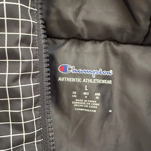 Champion MEN’s Puffer Anorak Quarter Zip Pullover (Size L) - Picture 12 of 14